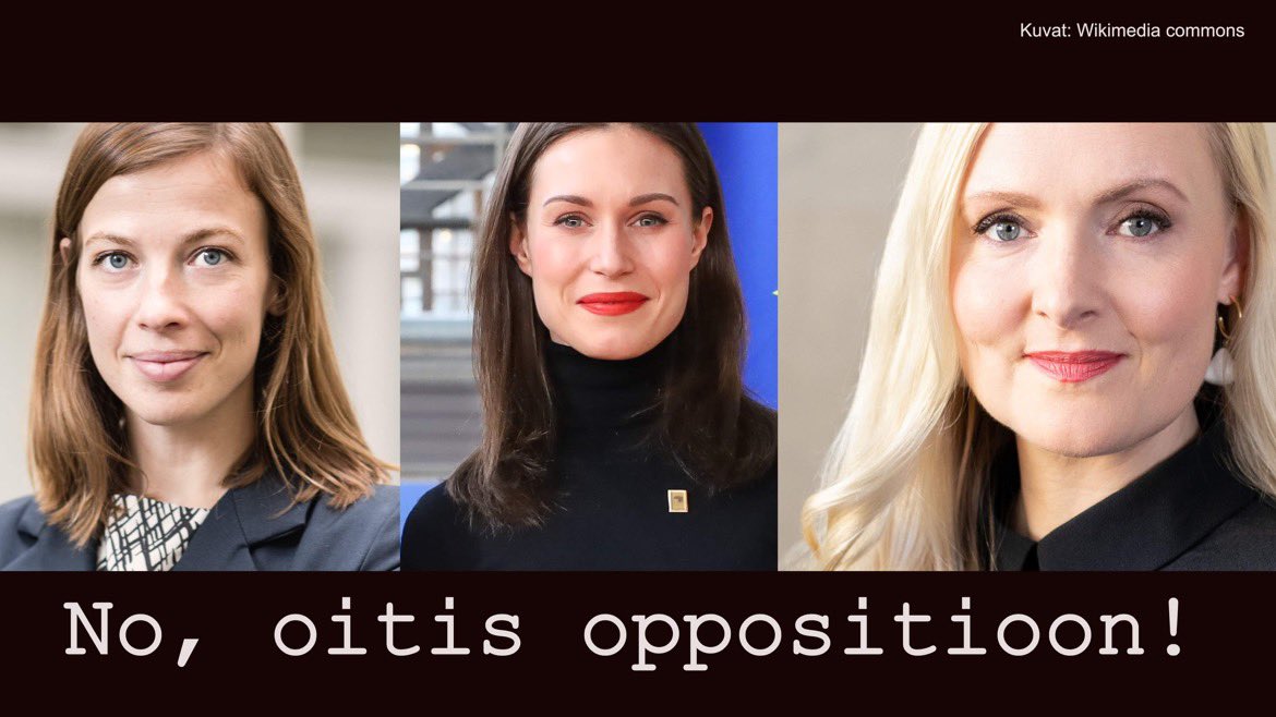 marttve's tweet photo. Politiikan tarkkailijaksi olen liian laiska ja yksinkertainen, mutta ainahan sitä voi palindromin verran tähän leikkiin osallistua! #palindromi #hallitustunnustelut https://t.co/pLSJvNVKbH