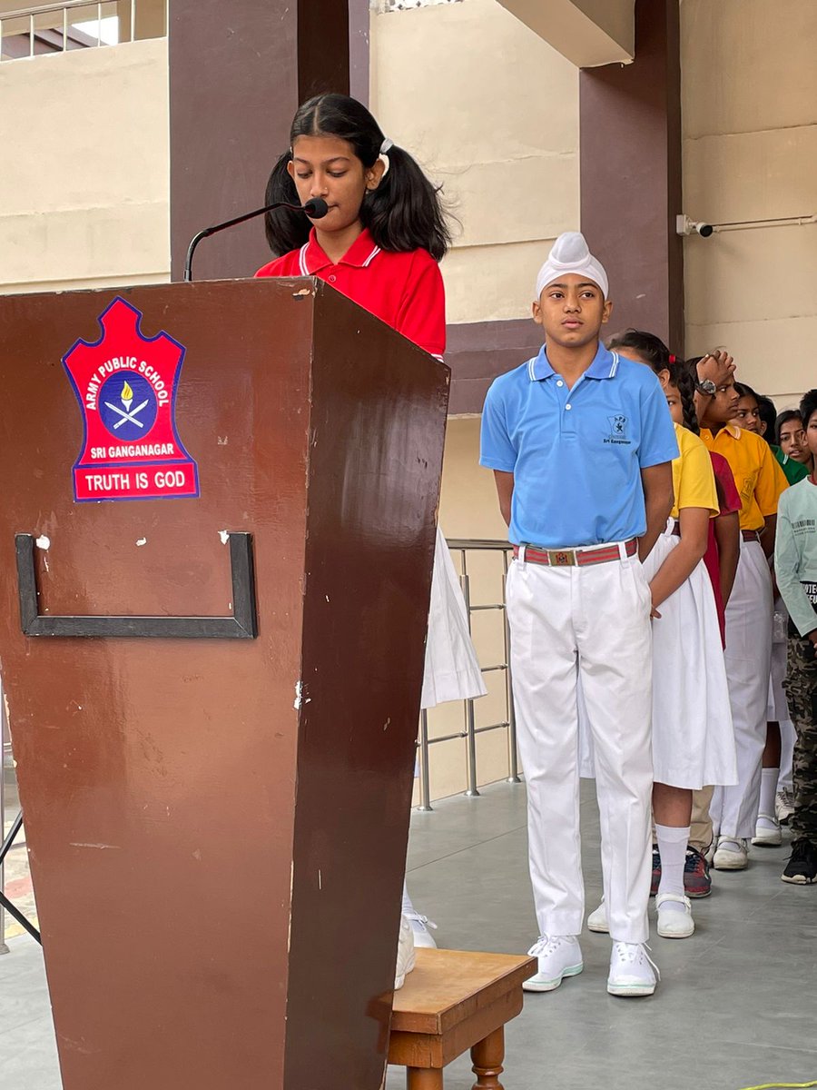 On the 29th of April,  Army Public School Sri Ganganagar came together in a solemn assembly to celebrate AWES Day. 
Our school assembly was so lit on AWES Day, we could have started a bonfire  #APSSGNR #FunTimes #AWESDAY #armylover #armystrong #armyforever #jaihind