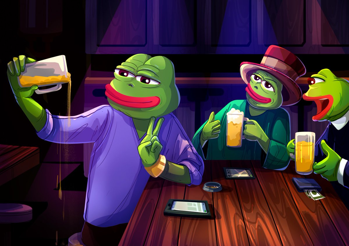 SigmaPepeNFTs's tweet photo. GM @0xPolygon 🐸
It's Party Time 🍻🔥

#SigmaPepeNFTs #onPolygon #PolygonNFTs https://t.co/uctzaNFzty