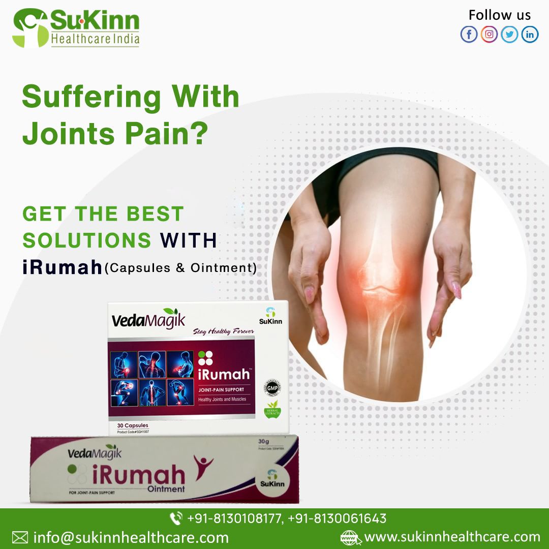 sukinnindia's tweet photo. Say goodbye to joint pain! Order our effective joint pain tablets & Ointment now from Sukinn Healthcare and get back to doing what you love. Don't suffer any longer.
For More Info:-
Call US: +91-8130108177, 8130061643
Visit at: https://t.co/OA7vIMZwNa
#JointPainSolution https://t.co/DmrdKJRx9g