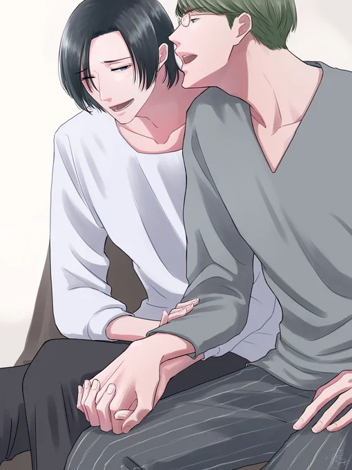 いちゃいちゃは健康にいいのでいくら描いてもいいって聞きました #創作BL #マサカン