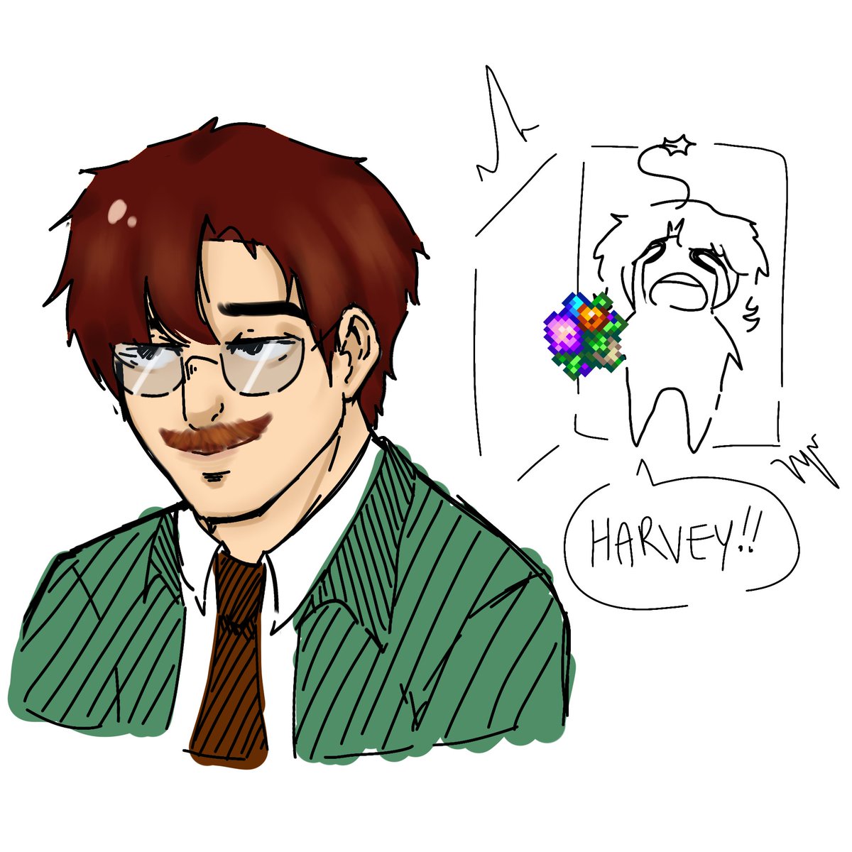 LeofaLeaf's tweet photo. AAAAAAAAAAAAAAAAAAAAAAAAAAAAAAAAAA bf bf bf bf bf bf bf bf
#StardewValleyfanart #harvey #StardewValley #artmoots #arttwt
.
silly doodle before i go do the arttrades😍😍 https://t.co/OKSOqyEekP
