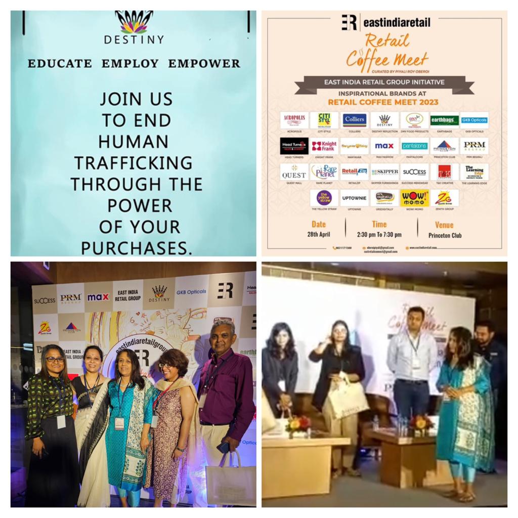 @Destinyreflection collaborating as a Social Partner @ "Retail Coffee Meet " a business networking event - a cultivated opportunity for collaboration and more awareness on freedom businesses and #ethical #consumption  to the leading  ##brands and #industry experts present.