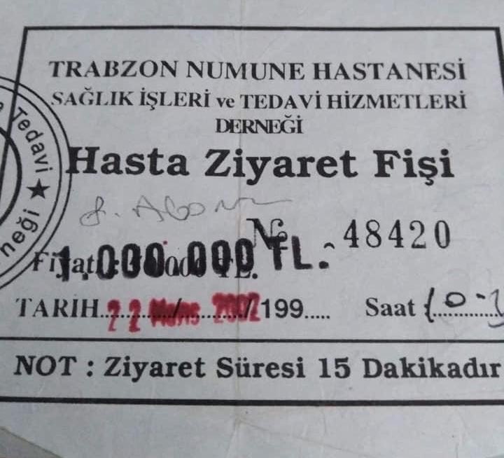 Erdoğan öncesi ve sonrasının en güzel kanıtıdır bu fiş.