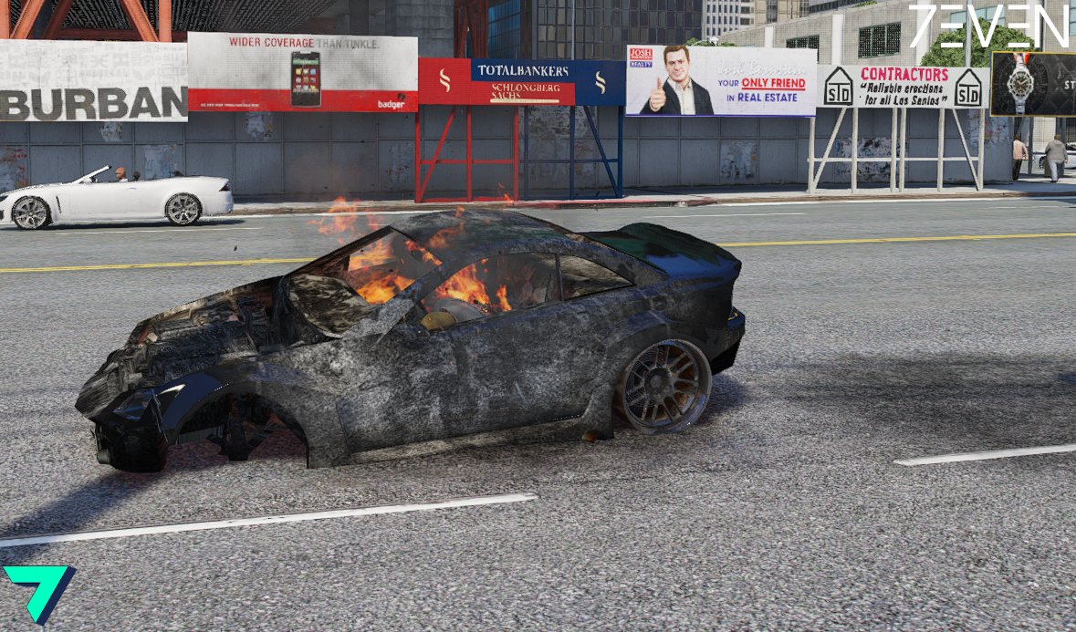 sevenrp_fivem's tweet photo. Uh, excuse me sir, you cant park there - Sam 

https://t.co/6n0s5o58iE #sevenrp #roleplay #fivem #GTAV https://t.co/4CsDebZb3M