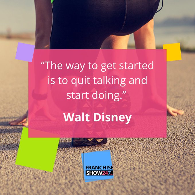 MasterFranchis2's tweet photo. It seemed to work for Mr. Disney didn't it!
"Friday Quote! “The way to get started is to quit talking and start doing.” Walt Disney
https://t.co/3ruSHPlulE #virtual
#exhibition #open247 #franchise #masterfranchise #masterfranchises #franchisecommunity #franchising https://t.co/WOWVKMtOta