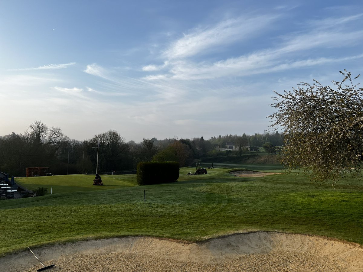 Morning set up for the match play stages of the <a href="/glcga/">Glos Ladies Golf</a> County Championship. Stunning morning!
