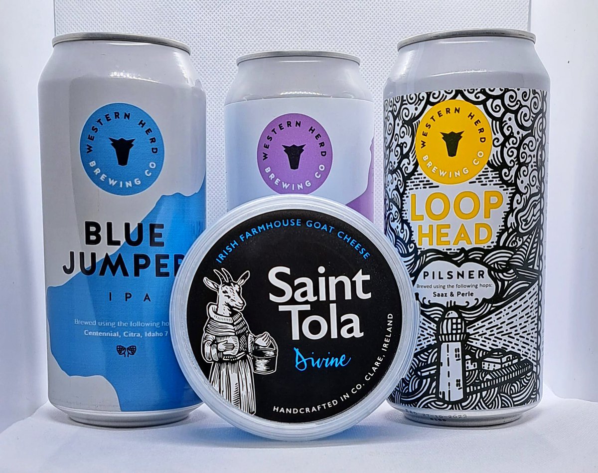 Lots of Clare Food &amp; Drink Fleadh events sold out (Yay!) - A few tickets left for ‘Beer with Cheese’ tasting Sat. May 6th at The Monk’s Society #Ennis. Featuring  <a href="/WesternHerd/">Western Herd Brewing</a> craft beers &amp; <a href="/StTolaCheese/">St Tola Goat Cheese</a> . Match ups made in Food &amp; Drink heaven! 😋Tickets: bit.ly/3LCnWHI