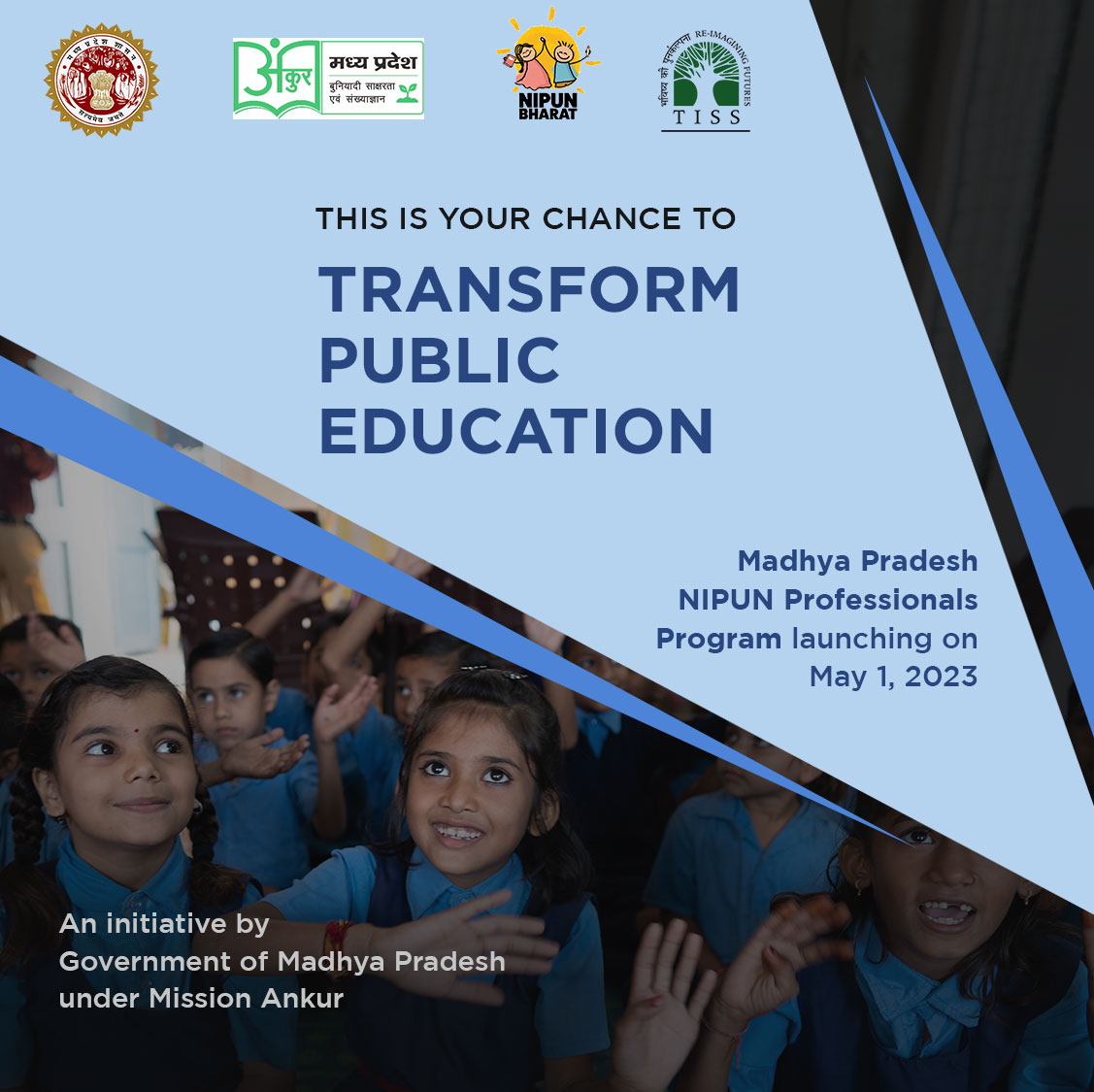 mpnipun's tweet photo. Looking for a career opportunity that enables you to create a far-reaching impact? Stay tuned to find out!

@JansamparkMP @schooledump @TISSpeak @cete_tiss @CSF_India @Ed_Alliance @RoomtoRead @VikramshilaS 

#NIPUNBharatMission #MissionAnkur #FLN #MPNIPUN https://t.co/aTmbw79EhD