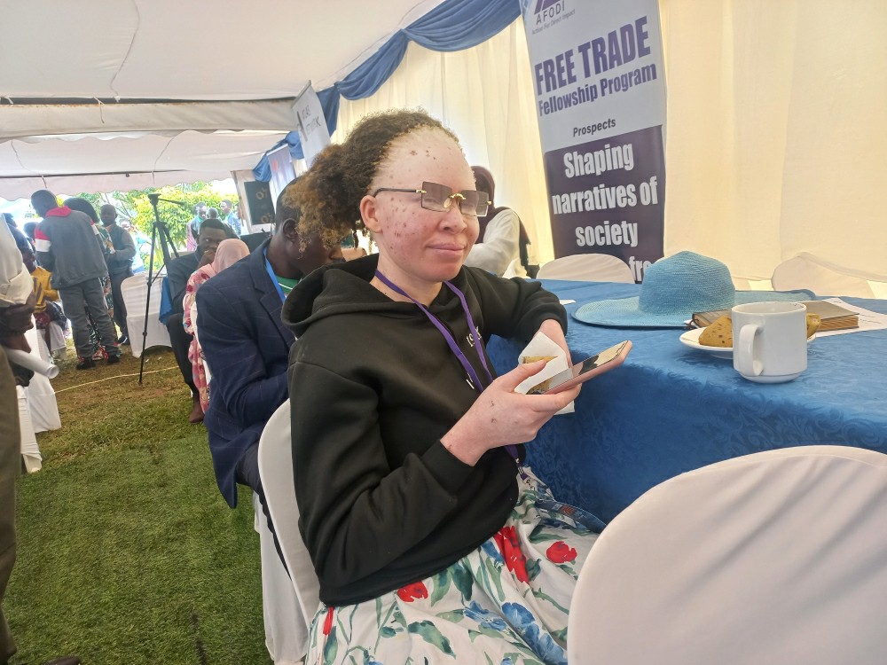 MiklahLife's tweet photo. Again, @MiklahLife thru @MiklahAlbinism initiative has supported the only 1 #PersonWithAlbinism who applied for the opportunity, #Betty (economist), to be part of the #ALC2023 at Oslo Gardens, Entebbe. In the camp, #Betty just shone! thanks @Mtindo_Network @AtlasNetwork @nemvicx. https://t.co/fRjQa5dzvA