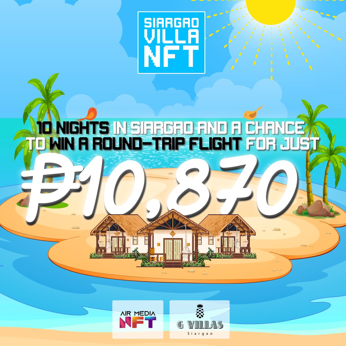 Experience Siargao Like Never Before with Siargao NFT: 10 Nights of Paradise for P11k! 💯

2 days to go 'til the Surfer PFP Mint! Join our Discord to learn more and stay tuned! 🏝

discord.gg/nftsiargao

#NFTs #NFTSiargao #Siargao #Web3 #travel
