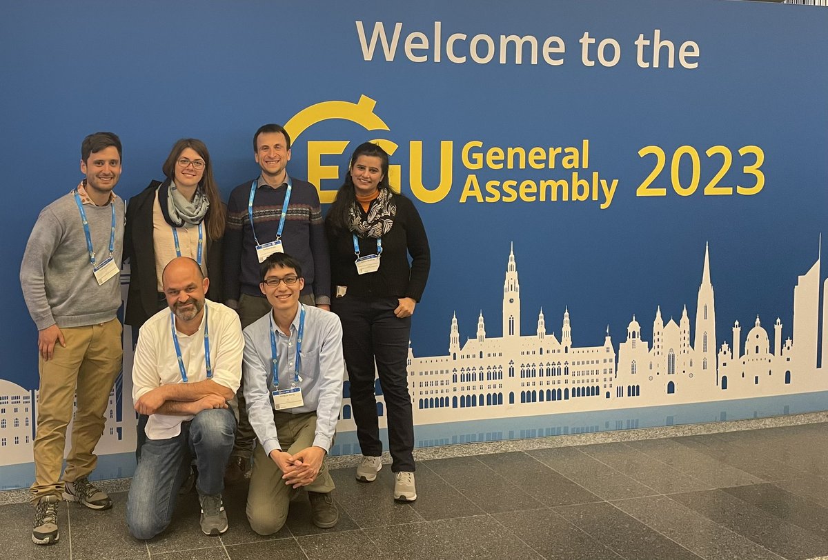 Larisa Tarasova (@lytarasova) on Twitter photo Final #group photo at #EGU23 (only <a href="/AalaSafae/">Safae Aala</a> is already in 🚂) We had a great and busy time: 2 sessions convened, 2 solicited talks, 4 talks and 2 posters! Thanks <a href="/EuroGeosciences/">European Geosciences Union</a> and especially <a href="/EGU_HS/">EGU Hydrology</a> for organizing!📆 <a href="/fesaaved/">Felipe Saavedra</a> <a href="/SumraMushtaq3/">Sumra</a> <a href="/catchlab1/">Stefano Basso</a> <a href="/UFZ_de/">UFZ</a> Final #group photo at #EGU23 (only <a href="/AalaSafae/">Safae Aala</a> is already in 🚂) We had a great and busy time: 2 sessions convened, 2 solicited talks, 4 talks and 2 posters! Thanks <a href="/EuroGeosciences/">European Geosciences Union</a> and especially <a href="/EGU_HS/">EGU Hydrology</a> for organizing!📆 <a href="/fesaaved/">Felipe Saavedra</a> <a href="/SumraMushtaq3/">Sumra</a> <a href="/catchlab1/">Stefano Basso</a> <a href="/UFZ_de/">UFZ</a>
