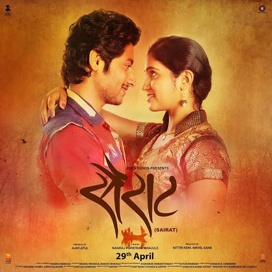 . @Nagrajmanjule's #Sairat released on this day in 2016. 

#AkashThosar #RinkuRajguru @AjayAtulOnline @aatpaat @ZeeStudios_ @zeemusicmarathi