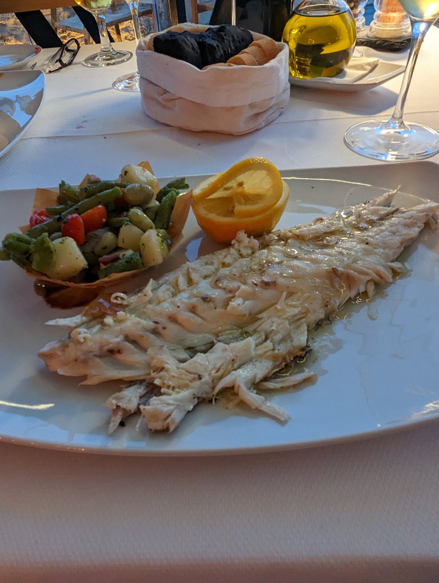 denae1509's tweet photo. Fresh sea bass in Dubrovnik, Croatia! It was divine! https://t.co/u09uWen4XT