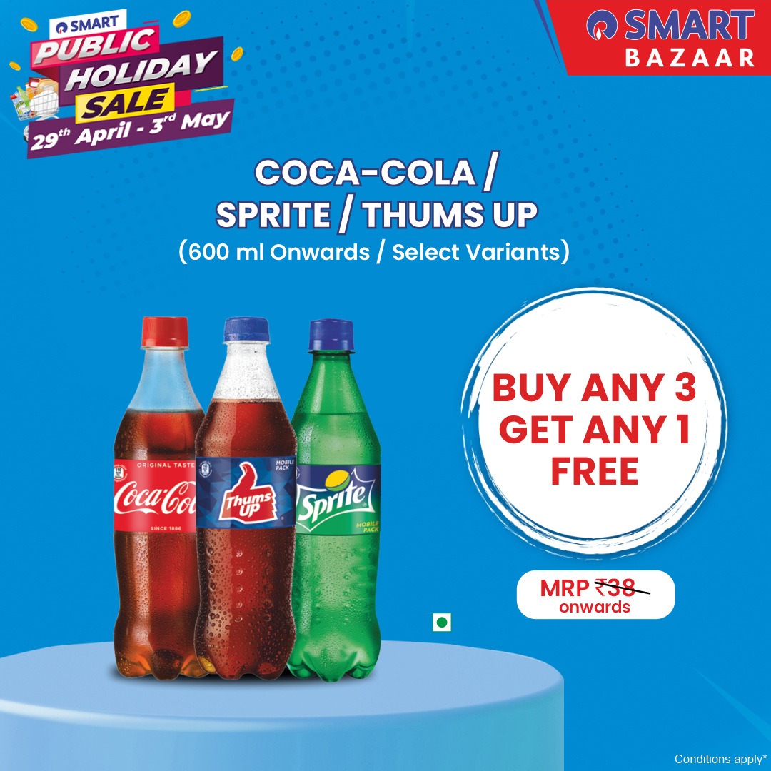 shashank__0's tweet photo. Celebrate the long weekend with SMART Bazaar's #PublicHolidaySale and grab your favorites before they're gone! Enjoy up to 50% off on a wide range of products from 29th April to 3rd May. https://t.co/IMFu4n3EJL