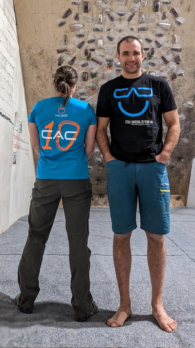 This year is Climbers Against Cancer’s 10-year anniversary, and I can’t express how honoured I am to be an ambassador for this awesome charity.

Join Molly and I in showing cancer the middle finger with style!

👇👇Get a limited-edition t-shirt
climbersagainstcancer.org/product-catego…