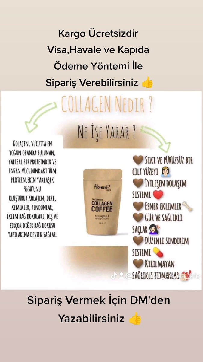 HommLife06's tweet photo. Collagen Nedir? 
#öneçıkar #takipleş #geritakipvar #keşfet #keşfetteyiz #trendingtopic #bitkisel #bitkiselürünler #keşfetedüş #trend #beniöneçıkart #ciltbakımı #repost #bakım #krem #temizlik #bakım #bebek #parfum #ankara #networkmarketing #onlinesatış #onlinesatis #hommlife https://t.co/CU4MNYCedf
