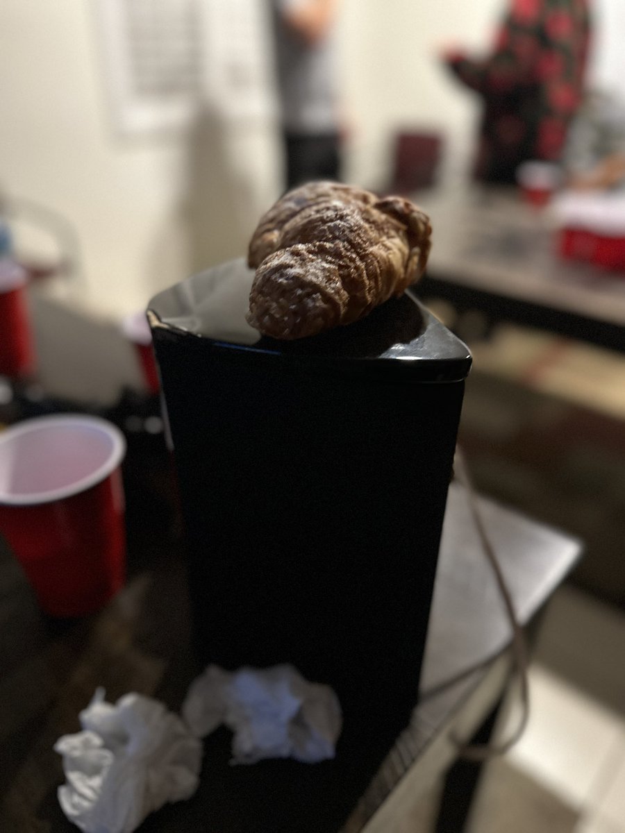 kpranch1's tweet photo. Look at this croissant on this speaker https://t.co/nkS6utCi96