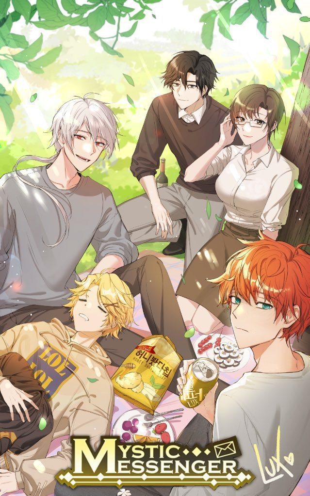 10thousandlux's tweet photo. my babe deserves a picnic 🥰

 #mysticmessenger https://t.co/0ml5PcdOgC