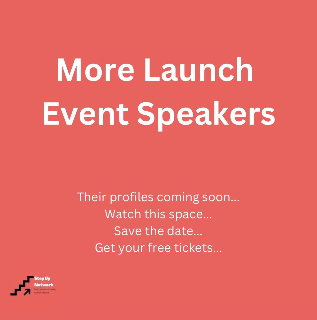 Step Up Network CIC (@stepupnet_ed) on Twitter photo Happy Bank Holiday Weekend... This weekend we won’t be sharing profiles for speakers but we will be sharing who else is speaking at our launch event.
We’re so pleased that @benniekara <a href="/Miss_Goodyear/">Tracy Goodyear FCCT FRSA</a> <a href="/MartynReah/">Martyn Reah</a> <a href="/MrJtalks/">James Johnson</a> & two speakers from <a href="/BlackMenTch/">Black Men Teach 👨🏾🏫</a>
eventbrite.co.uk/e/step-up-netw… Happy Bank Holiday Weekend... This weekend we won’t be sharing profiles for speakers but we will be sharing who else is speaking at our launch event.
We’re so pleased that @benniekara <a href="/Miss_Goodyear/">Tracy Goodyear FCCT FRSA</a> <a href="/MartynReah/">Martyn Reah</a> <a href="/MrJtalks/">James Johnson</a> & two speakers from <a href="/BlackMenTch/">Black Men Teach 👨🏾🏫</a>
eventbrite.co.uk/e/step-up-netw…