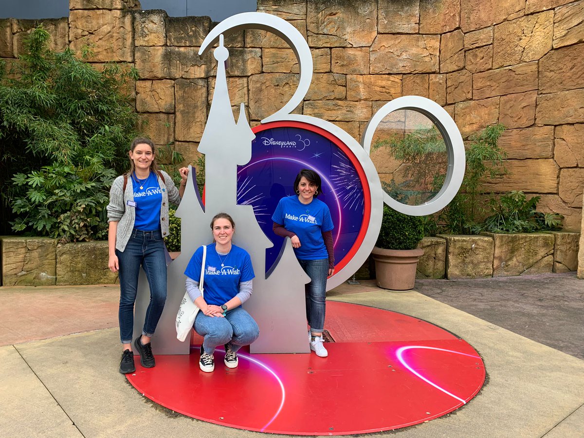 MakeAWishIntl's tweet photo. It's #WorldWishDay and more than 80 wish children and their families from 14 Make-A-Wish Affiliates join us in @DisneylandParis to experience the magic of a wish come true! These children are living with serious illnesses, and their wishes range from meeting beloved princesses to exploring all the rides. Thank you @Disney for creating a weekend full of Moments that Matter for our wish children and their families. #HopeWithoutLimits #WorldWishDay #DisneyWishes