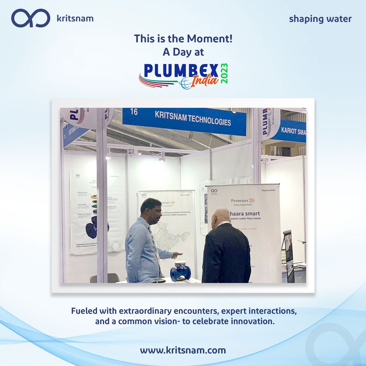 KritsnamTech's tweet photo. The excitement is brewing at #KritsnamTechnologies as we look back on an unforgettable experience at the ultimate #TechExpo, and can't wait to see what day 3 has in store.

Visit our Stall [no. 19] to experience the live demonstration of #DhaaraSmart.

#glimpses #eventglimpse https://t.co/rIR7I65Iyb