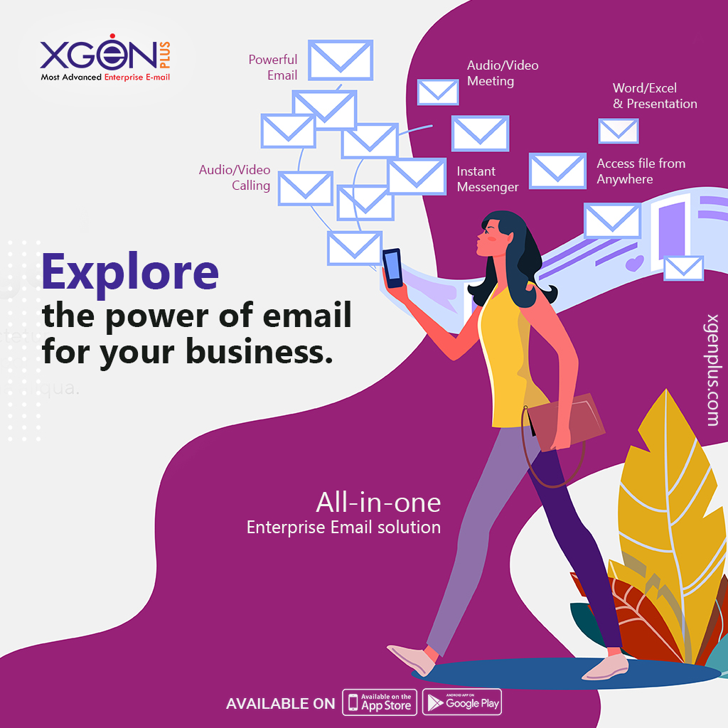xgenplus's tweet image. Using email can greatly benefit your business as it provides efficient and effective ways to transmit all kinds of data. All-in-one Enterprise Email solution.

Visit us at - xgenplus.com

#XgenPlus #enterpriseemail #businessemails #Email #emailaccounts #EmailAddress…