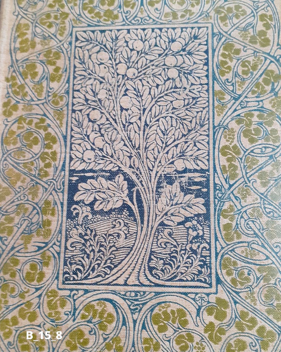 This delightful discovery from our Theology Room exemplifies the Arts and Crafts period. 

‘Passages of the Bible Chosen for their Literary Beauty and Interest’ was published in 1895. It has beauty on the outside too! 

📕B 15/8