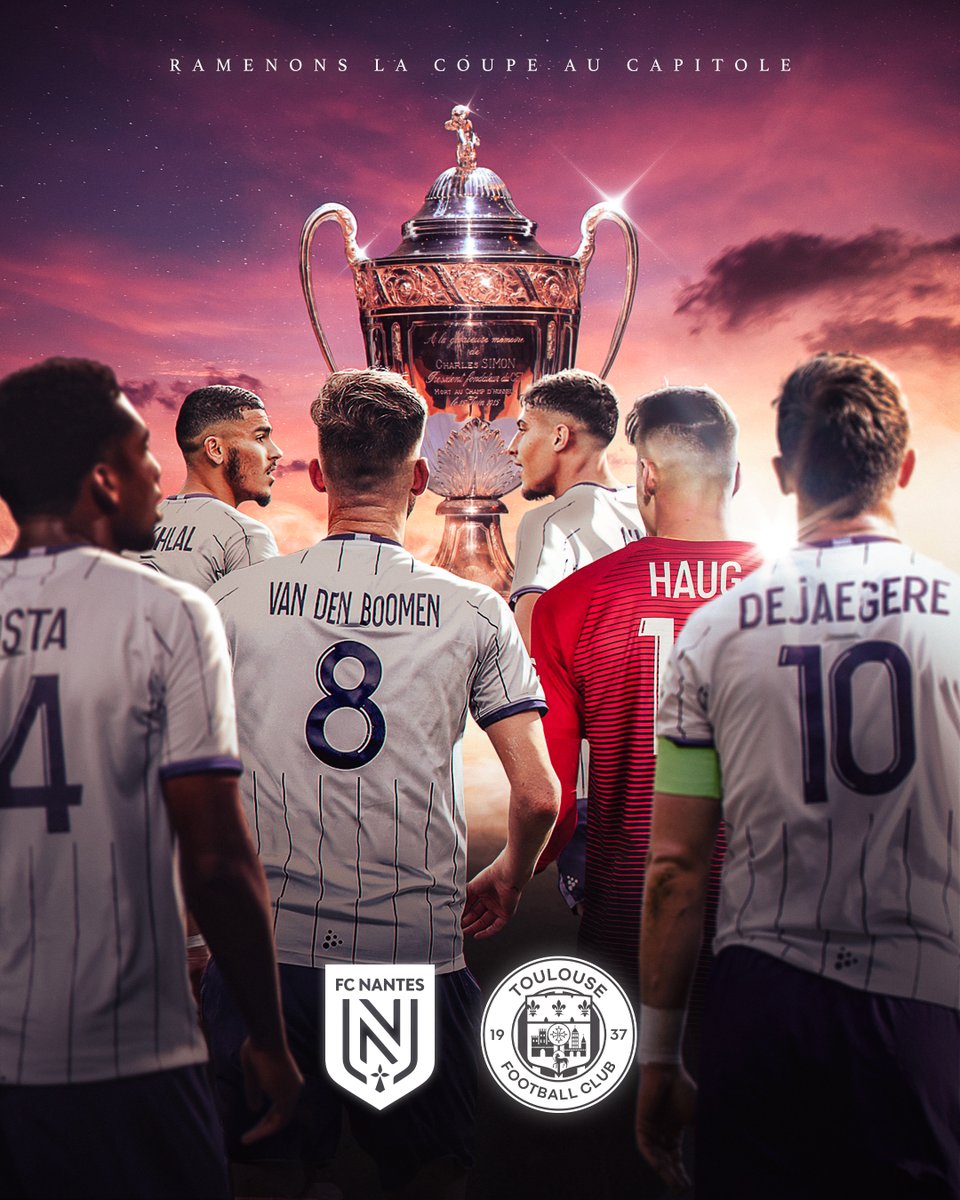 ToulouseFC's tweet image. L'heure de se lever ! À nous d'écrire l'histoire !

#DeboutToujours 😈