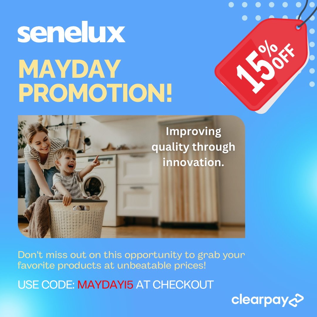 Last Chance Alert! Don't Miss Our Bank Holiday Offer! 🎁 Get 15% OFF Site-wide on Grow Lights, Dehumidifiers, and Fans at #Senelux! Use Promo Code: MAYDAY15🌿

Hurry, Offer Ends 12AM on May 2nd! Shop Now: senelux.co.uk 🛒

 #GrowLights #Dehumidifiers #Fans #Senelux