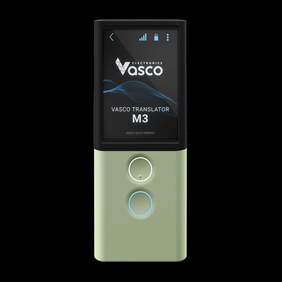 tv_camper's tweet photo. Deze Vasco M3 Translator in de prachtige kleur Forest Green (€289)  gaan we verloten. In de video van zondag 30 april ziet u hoe u mee kunt doen. Veel succes 🍀@vascoelectronics https://t.co/uvMnf766Wh https://t.co/S6CBo6nLMC