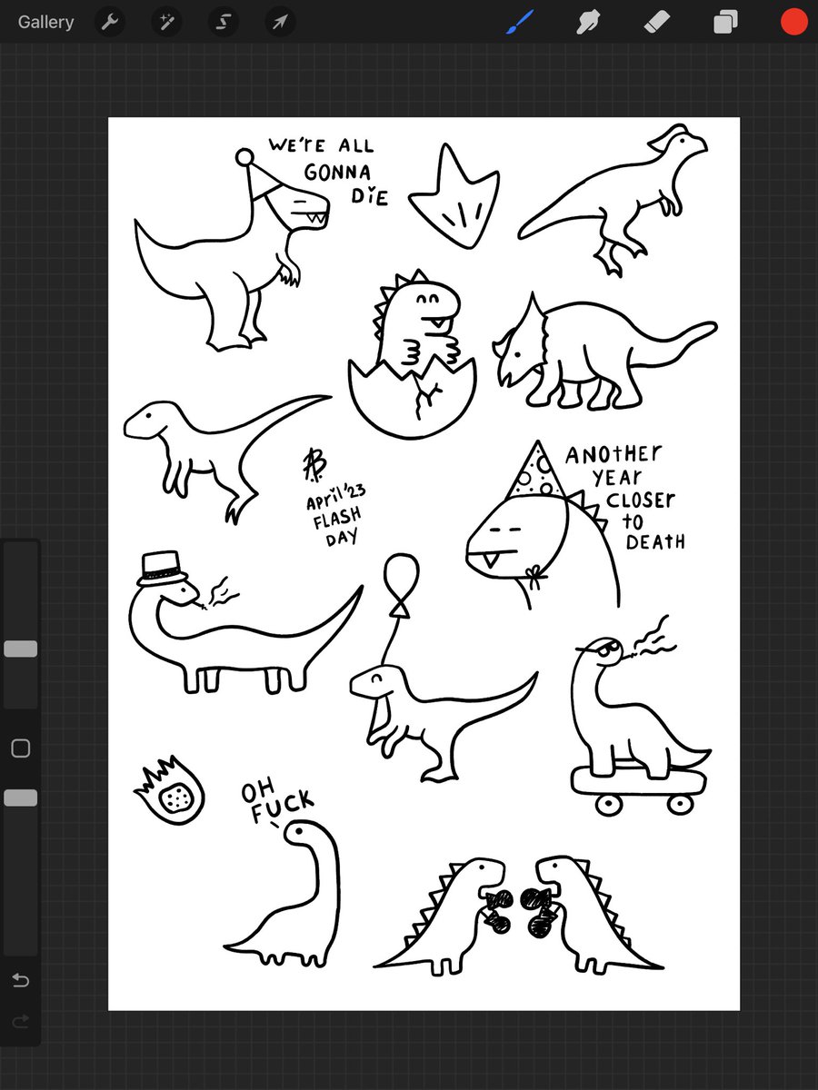 Misguidedghozts's tweet photo. The shop I work at is doing a flash day today &amp; the theme is prehistoric so I made some things 💥 I’m working from 10:30-15:30 🦕 https://t.co/18dqGioMRf