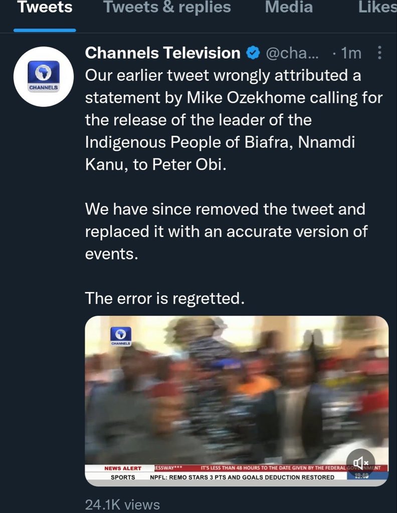 UchePOkoye tweet picture
