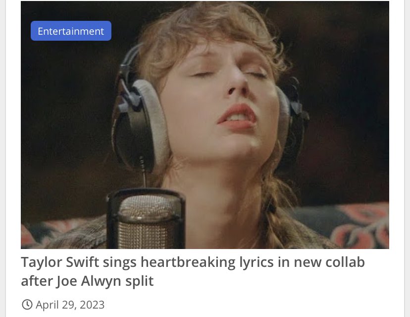 AlexKirryKSL's tweet photo. Damn.  That didn’t take long at all to get that breakup single hot off the presses. #taylorswift #itsmehi #imtheproblem https://t.co/0j5naydfCc