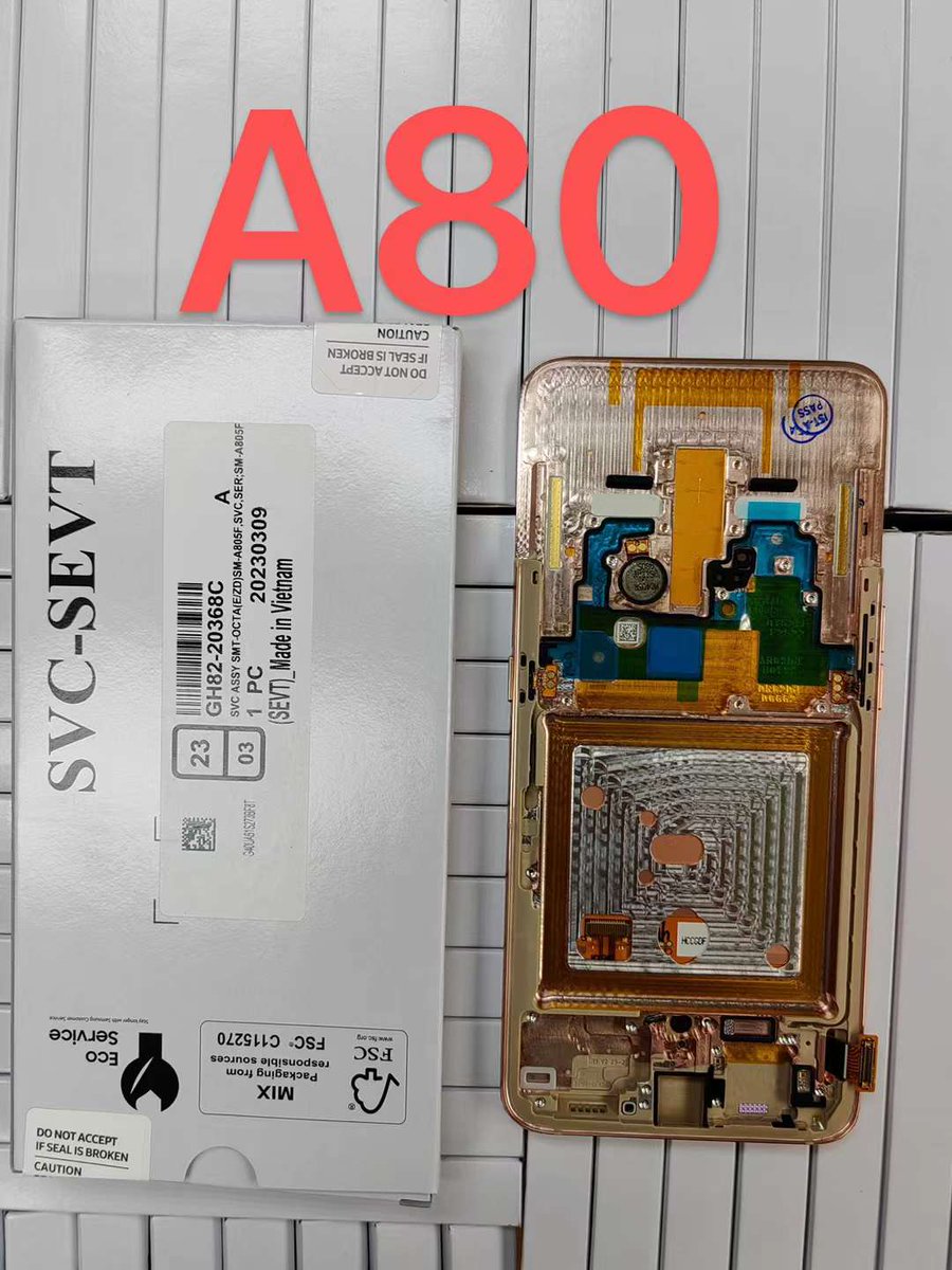 For Samsung A80  lcd&touch with frame 
Brand new with original frame! Service pack! Reservations accepted!📲📲📲
contact us to get good price and quality !!🤩🥳
#lcd #repair #phonerepair #samsunglcd #panel #lcdrepair #repairshop #cellphonerepair #movilcell #servicepack #hfylcd