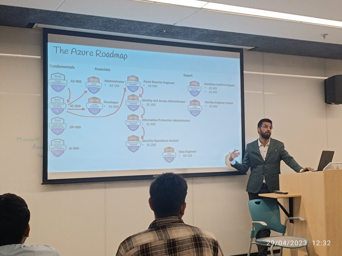 mohdfaizan36's tweet photo. @nilexshinde @azdevindia @dearazure_net It's very well planned well manged seminar.Sameer sir has shared wonderful knowledge and future of security with Azure. It will help us to grow in IT future. https://t.co/ywlNeBJylN