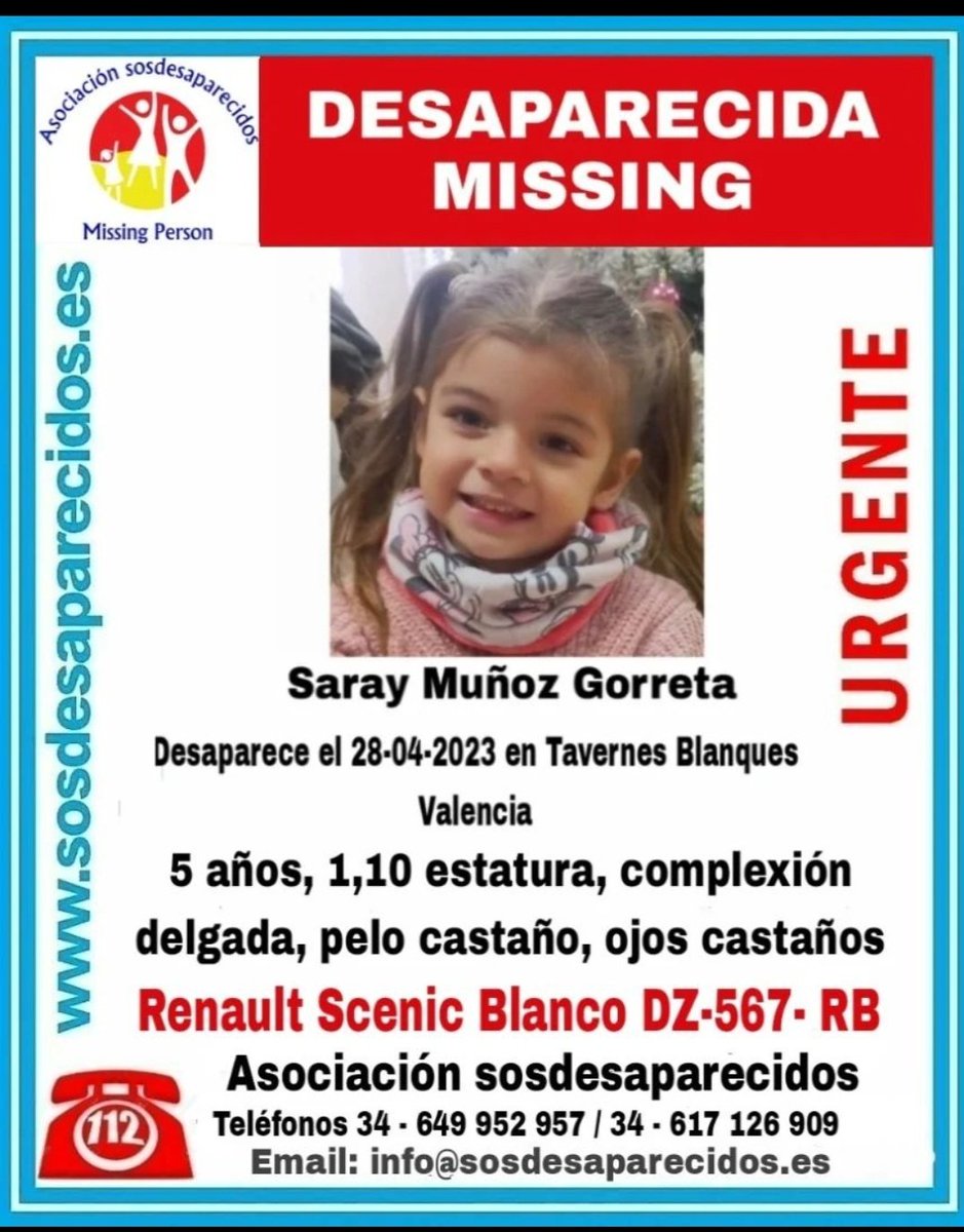 Liatanis's tweet photo. 🚨 ALERTA.

Desaparecida AYER POR LA NOCHE.

Zona VALENCIA (Tavernes Blanques, zona norte).

https://t.co/G9eSXPbhaz https://t.co/AyU5dDSlmb