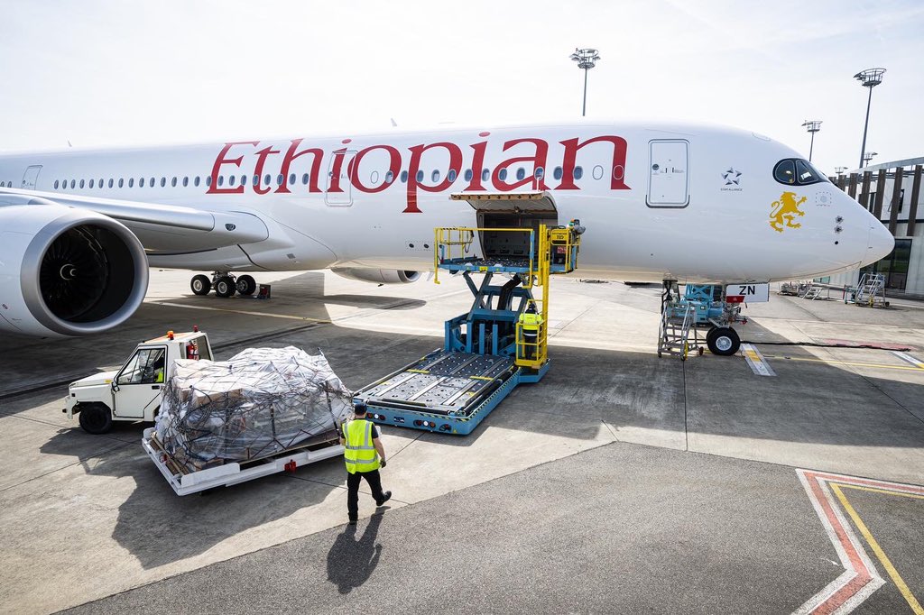 flyethiopian's tweet image. Ethiopian Airlines takes delivery of its 20th A350-900 powered by Sustainable Aviation Fuel (SAF).
