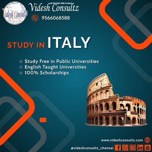 ramesh_videsh's tweet photo. Why Study in Italy 📷?
1. Education is free in Public Universities.
2. Internationally recognized Universities.
3. Scholarship : 5200 to 7000 Euros.
4. Stay back : 2 Years.
5. Part Time job available for up-to 20hrs/week.
For More Queries, Contact Us : 9566068588 https://t.co/C1W6fmpj7u