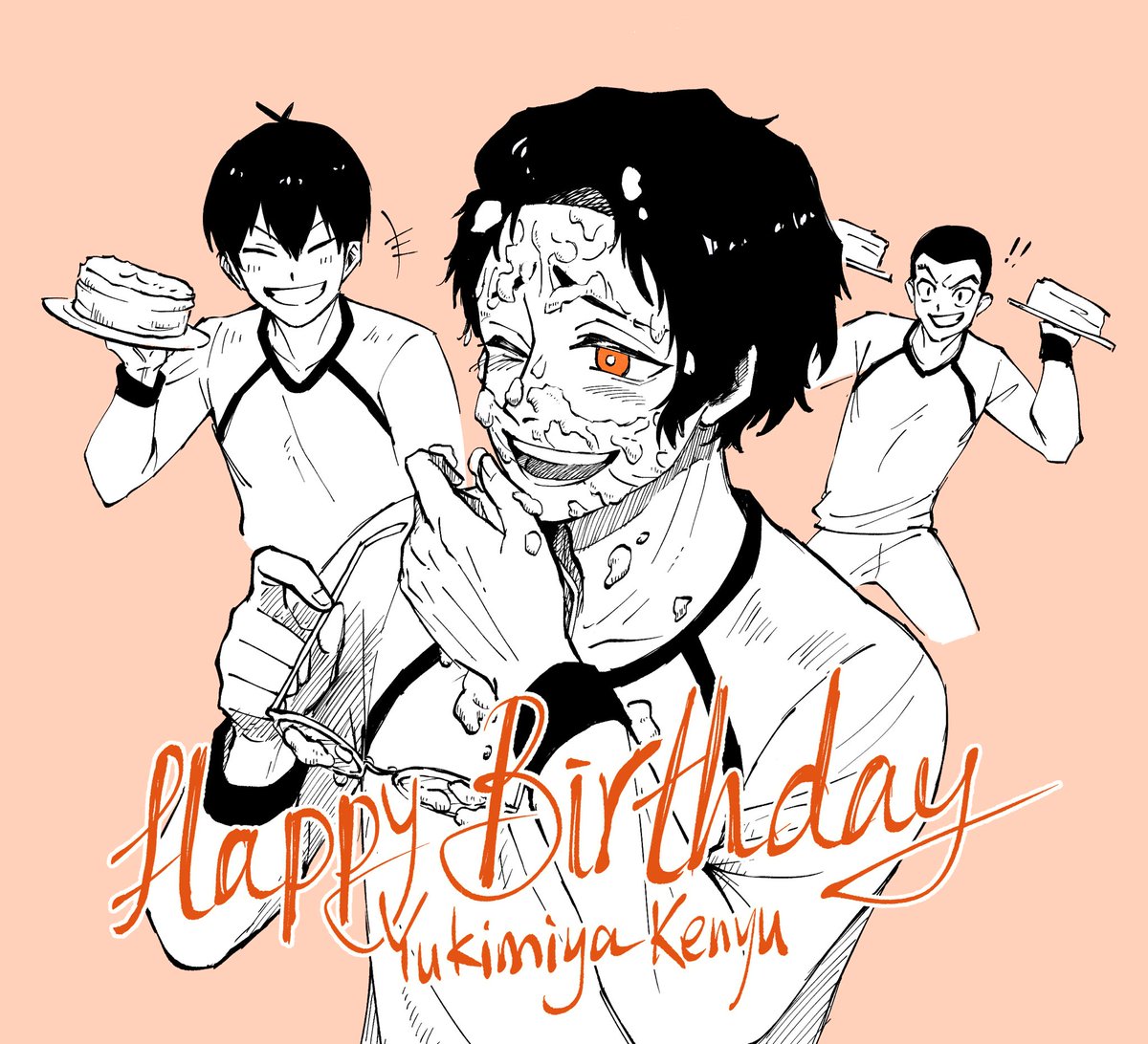 Happy Birthday to Yukimiya!!!!! 🥳🎂🧡 (Yes I'm late) #bluelock