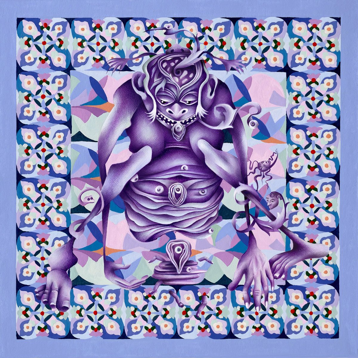 Good morning! 💜
My 4th collection piece is now live! A new story, a new thrill. Three bodies intertwined, transformed into something beyond comprehension. What have they become? Check out 💧"Single Body, Endless Vomiting" 💧🌋 to find out!