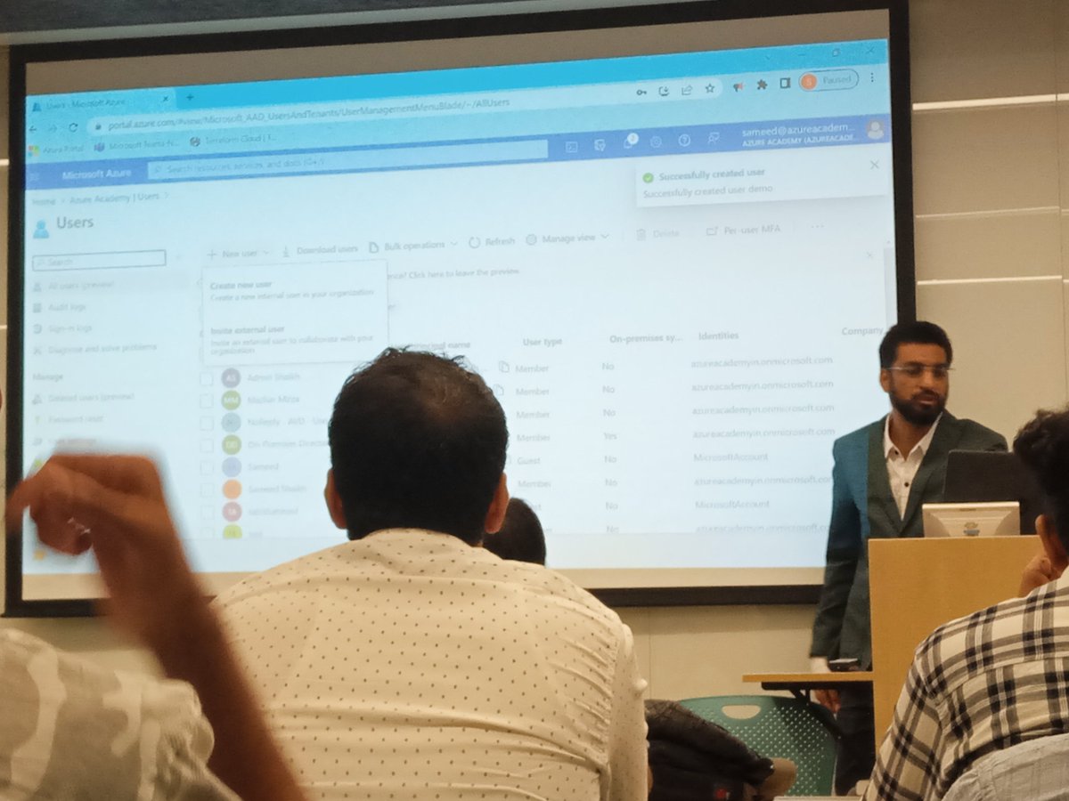 SooryarajD's tweet photo. @nilexshinde @azdevindia @dearazure_net Excited to be attending #MicrosoftAzureSecurityDay and learning about the latest advancements in cloud security! Protecting data has never been more important, and Azure is leading the way in secure cloud computing. #AzureSecurity @nilexshinde https://t.co/OApUILp6zt