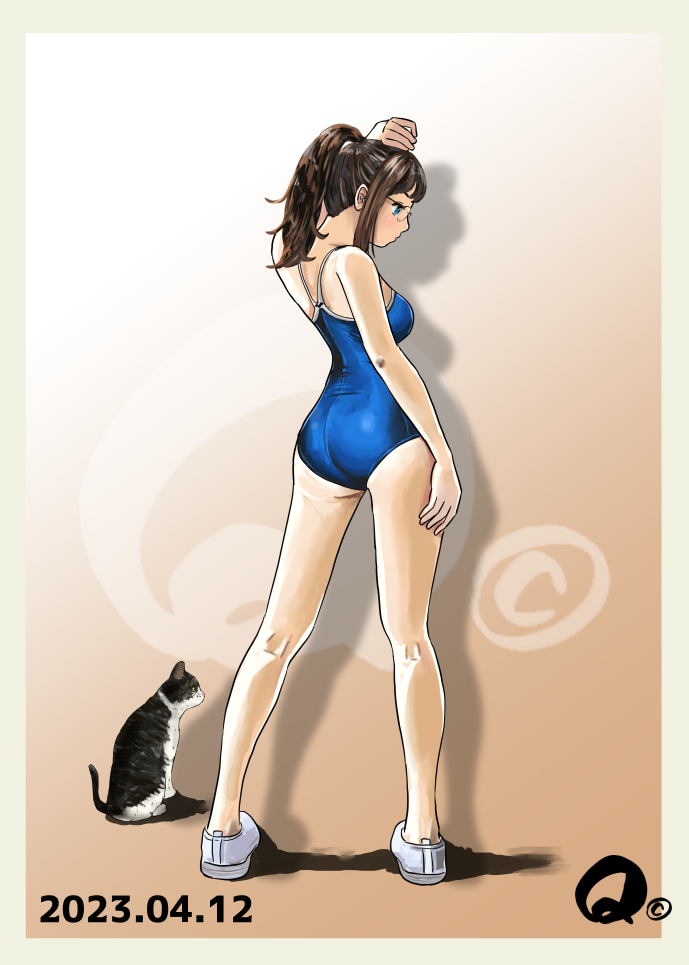 #今月描いた絵を晒そう 
横顔描かない(描けない)私が、タイムラインで見かけた超素敵な横顔イラストに触発されて描いた横顔絵です。
今月描いた中では印象深いイラストになりました。
横顔上手く描きたいよね～～😱 