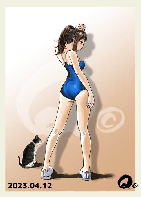 #今月描いた絵を晒そう 
横顔描かない(描けない)私が、タイムラインで見かけた超素敵な横顔イラストに触発されて描いた横顔絵です。
今月描いた中では印象深いイラストになりました。
横顔上手く描きたいよね～～😱 