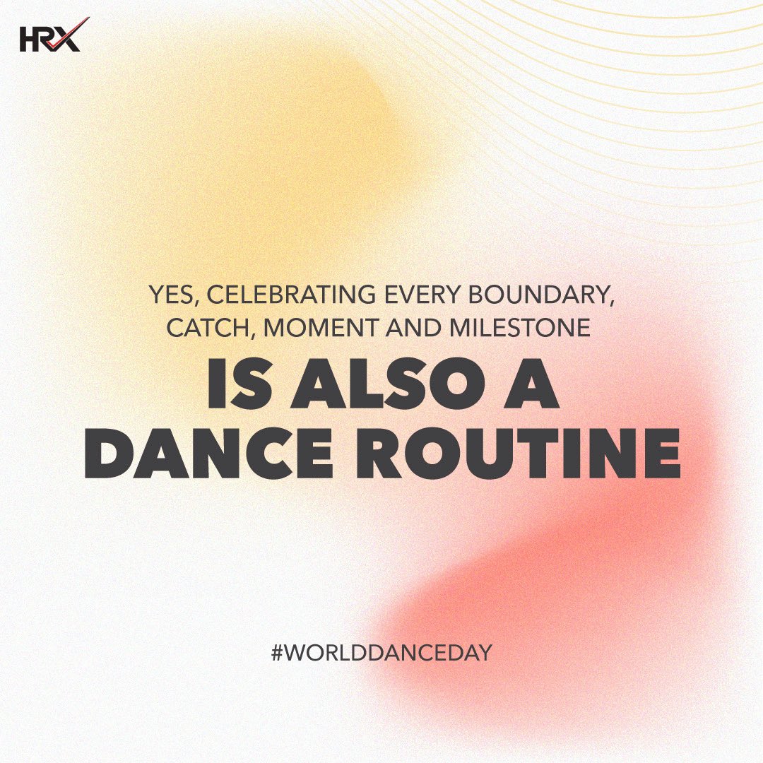 hrxbrand's tweet photo. Whatever you do, we consider it a dance routine π₯°
Make the moves up as you go this #WorldDanceDay π
#MoveWithHRX #InternationalDanceDay https://t.co/0x1TuYugAD