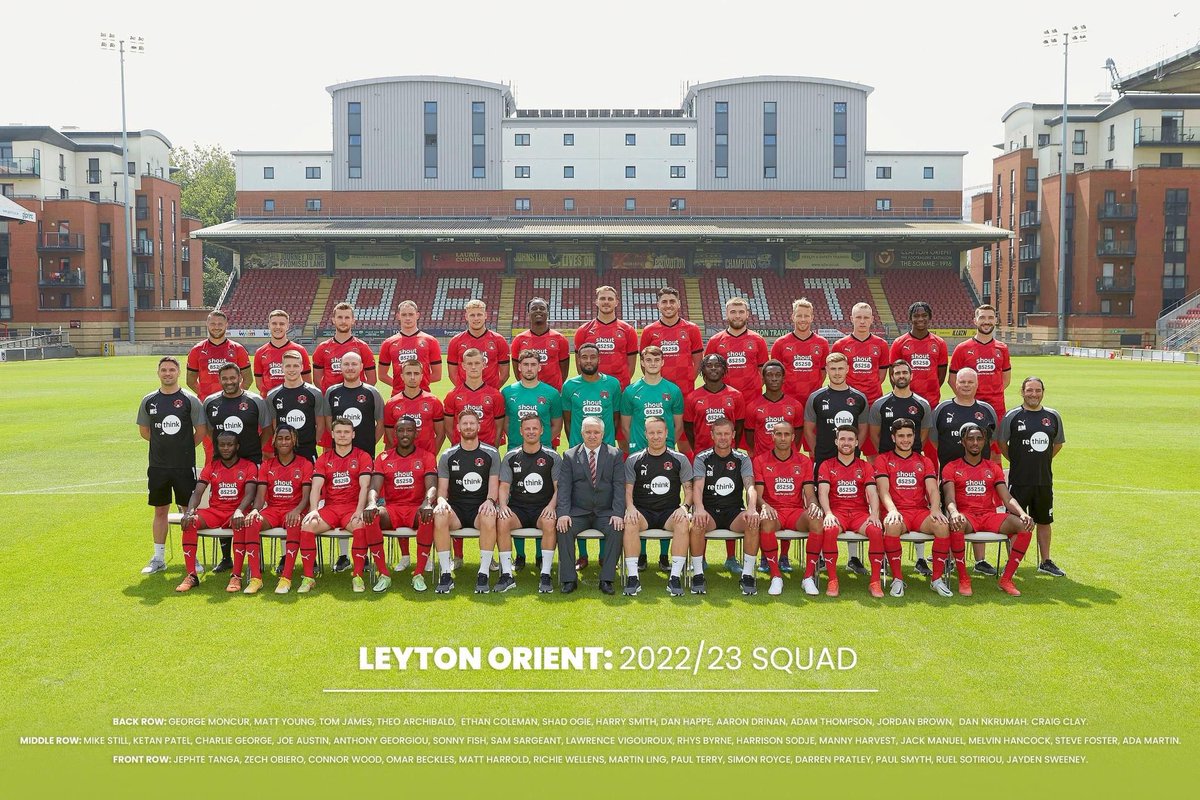 Today is the day that Leyton Orient lift a Football League Championship Trophy for the first time since 1970…🏆

Wishing #LOFC fans all over the world a great day &amp; if you’re lucky enough to be at Brisbane Road sing up for the Champions, wave your scarves &amp; lets all enjoy it!❤️