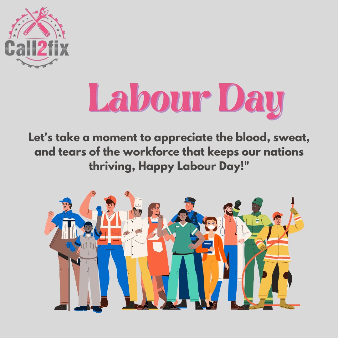 Call2fix_Kenya's tweet photo. On this Labour Day, let's take a moment to appreciate the blood, sweat, and tears of the workforce that keeps our nations thriving, Happy Labour Day!" https://t.co/qcAeQMnOAn