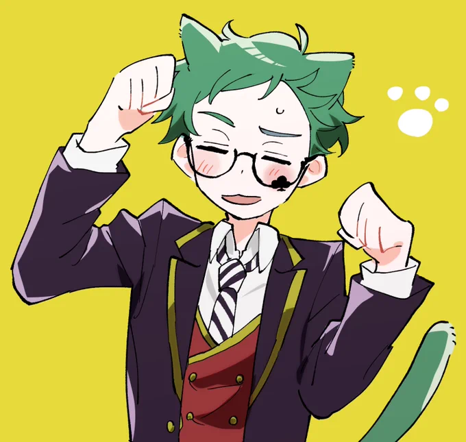 ※獣耳、しっぽ 特に深い意味はないらくがき