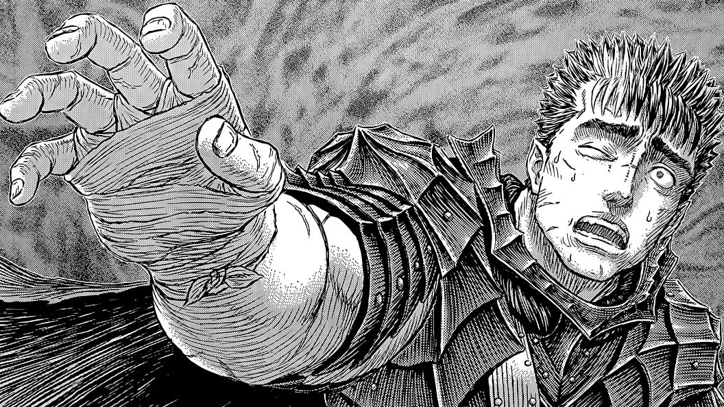 S17e7's tweet photo. @MiuraBerserk وليس الهجر يؤلمني ولكن جمال الذكريات يهز قلبي اخادع حزن روحي بالتمني فأين حنان قلب كاسكا عني :( https://t.co/P02O3xbKta