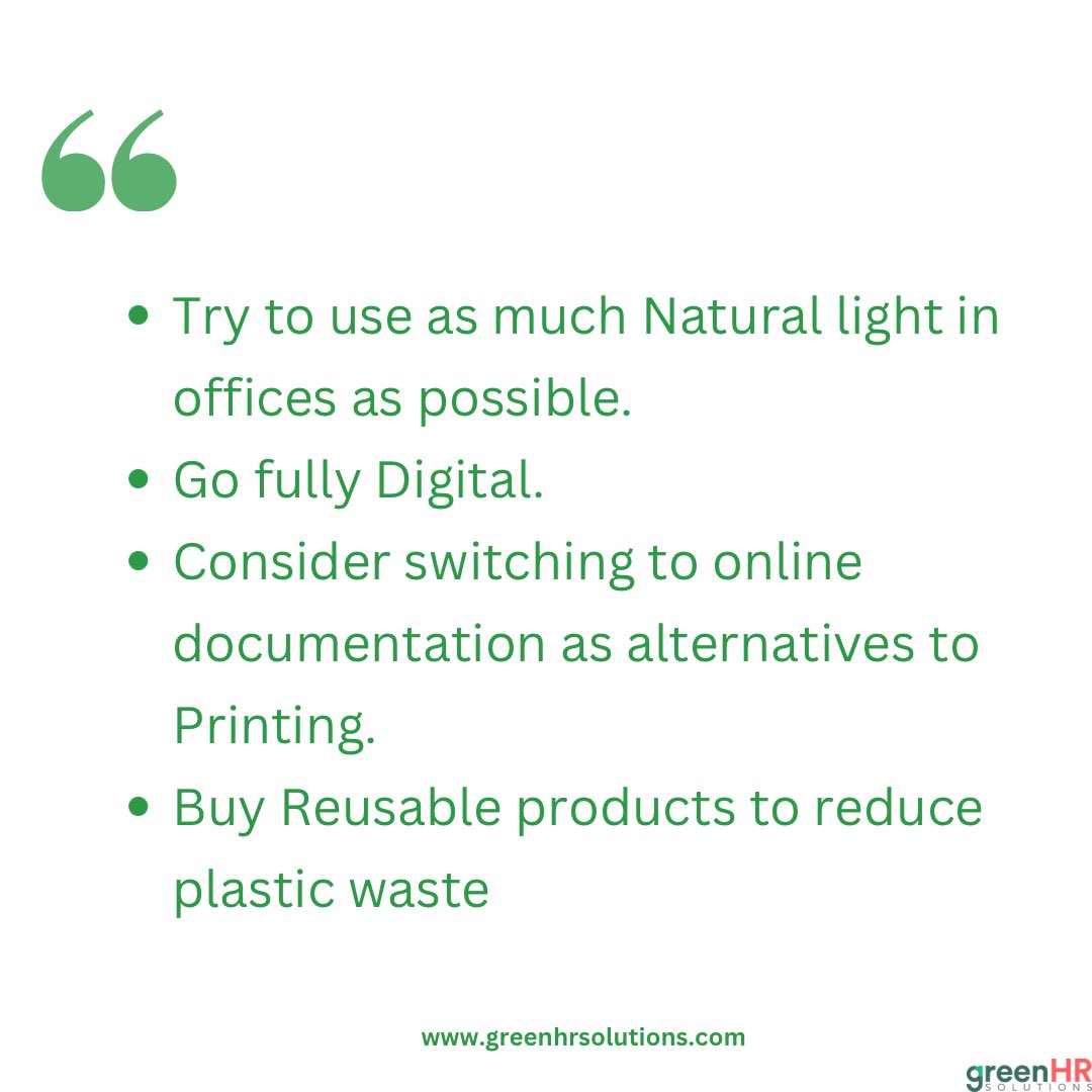 GreenHRSolution's tweet photo. How to Promote Green Initiatives in Offices and Workspaces 
#Sdg2030 #Sustainability #Undp #Greenhr #Greenhrsolution #Globalenvironment #Climatechange #Greenhumanresource #Sustainableworkforce #Ecofriendly  #Responsiblebusiness #Greeninitiatives https://t.co/2dt3UCD1dy